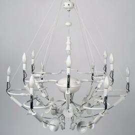 旧灯件+二手吊灯=现代吊灯