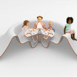 滑滑梯餐桌