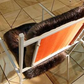 毛皮座椅