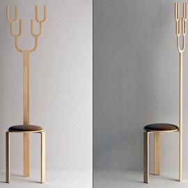 拥有鹿角的椅子