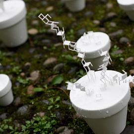 Nendo微缩椅子花盆