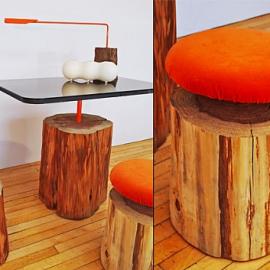 可爱的木制家具