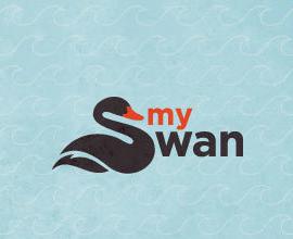 以“天鹅”为主题的创意LOGO