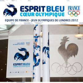 2012伦敦奥运会法国奥运代表队Logo及视觉形象