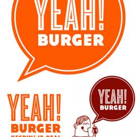 Yeah! Burger！logo和视觉形象设计