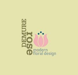 26个以花为元素的创意logo设计