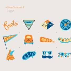 FRETS的LOGO以及VI相关，十分喜爱的颜色