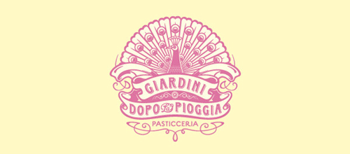 粉红色的logo设计