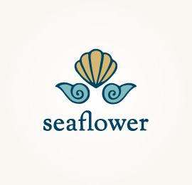 以花为元素的logo创意