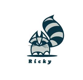 动物标志设计之浣熊