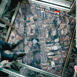 等电梯时的创意广告