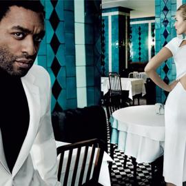 Kate Moss&Chiwetel Ejiofor演绎《Vogue》大片