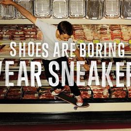 Converse:鞋子很无聊，球鞋玩到脏！