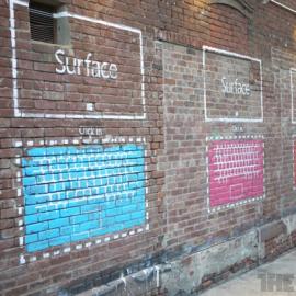 微软 Surface 艺术广告现身纽约街头