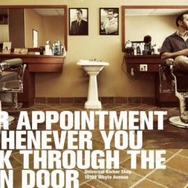 理发店广告：文艺范的自我标榜