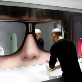 riviera prive beirut酒店设计的有趣的太阳眼镜宣传广告