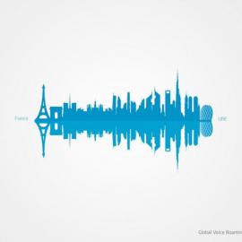 全球语音漫游：阿联酋电信Etisalat平面广告