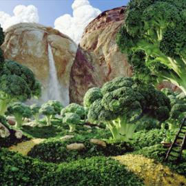 Carl Warner 创意食物广告景观摄影