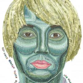 SenseTeam山河水团队：纸钞拼出的人像 超强！