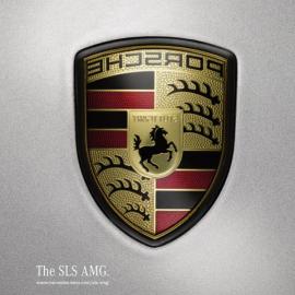 奔驰SLS AMG跑车：bye bye porsche ferrari lamborghini