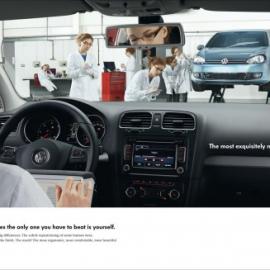 一组创意汽车广告设计欣赏