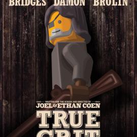 用乐高积木制作的奥斯卡电影海报