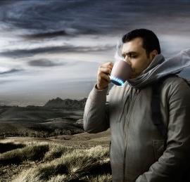 Tiger保温杯广告