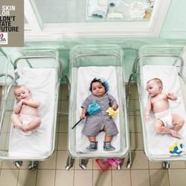 “不要让肤色决定命运”公益广告