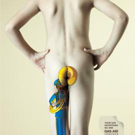 有意思的Gas Aid 创意广告