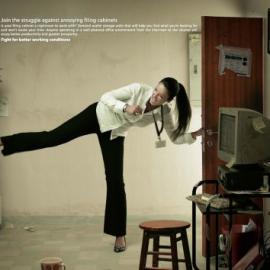 广告创意作品：BAFCO办公椅系列广告