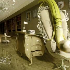 高露洁牙线广告