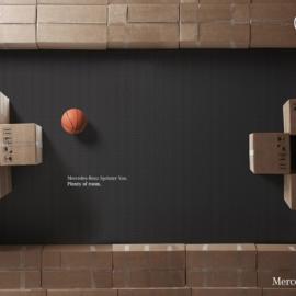梅赛德斯/奔驰广告:足够的空间