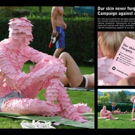 瑞士抗癌基金会(Swiss Cancer Foundation):报事贴男人