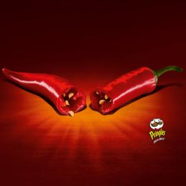 品客劲辣薯片(Pringles Hot Chip ) ：Pepper 辣椒