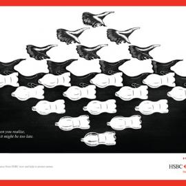 汇丰银行广告欣赏：绿色保险