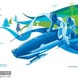 温哥华2010年：有舵雪橇