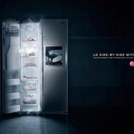 LG冰箱广告:让厨房更具娱乐化