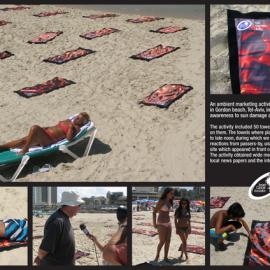 以色列癌症协会：烧烤炭块浴垫