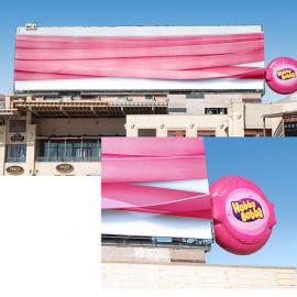 Hubba Bubba泡泡糖户外广告