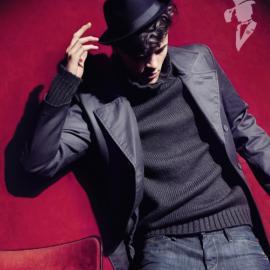 Sisley 2009秋冬男装广告 男模Jakob Wiechmann