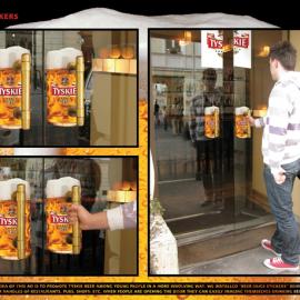 Tyskie 啤酒创意广告