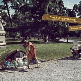 Legambiente环保组织广告: 在地毯下