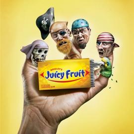 黄箭(Juicy Fruit)口香糖广告欣赏
