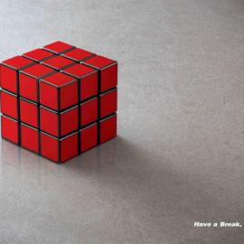 雀巢KitKat奇巧脆心巧克力：魔方Rubiks Cube