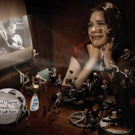 强生Visine(眼药水)创意广告