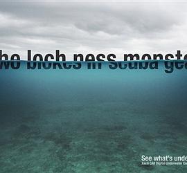 Sanyo三洋CA8数字水下摄像机创意广告