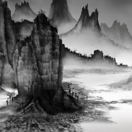 中华环境保护基金会公益广告: 山水画