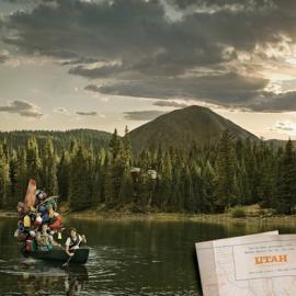 美国(Utah)旅游指南杂志广告