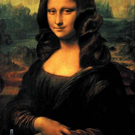 潘婷：蒙娜丽莎的大波浪发型