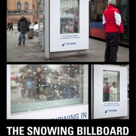 Tryvann Winter Park：The snowing billboard